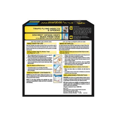 Image showing Black Flag Window Fly Traps, 4-Pack