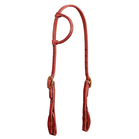 Weaver Leather ProTack Quick-Change Sliding Ear Headstall with Leather Tab Bit Ends