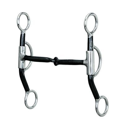 Weaver Equine All-Purpose Snaffle Bit with 5 in. Sweet Iron Copper Inlay Mouthpiece
