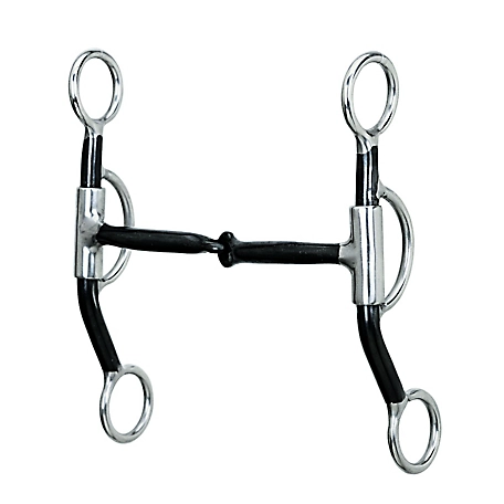 Weaver Leather All-Purpose Snaffle Bit with 5 in. Sweet Iron Copper Inlay Mouthpiece