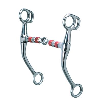 Weaver Leather Tom Thumb Stainless-Steel Snaffle Bit with 5 in. Roller Mouthpiece