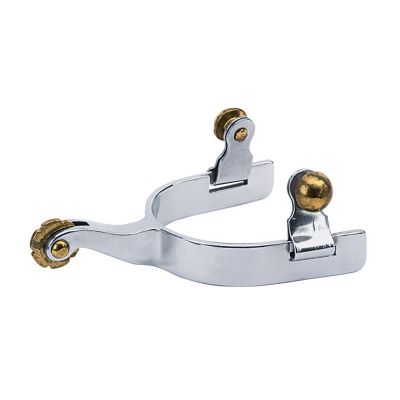 Weaver Equine Women's Plain Roping Spurs, 5/8 in. Band