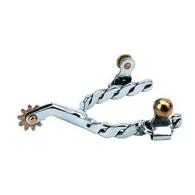 Weaver Leather Unisex Children's Twisted Band Spurs