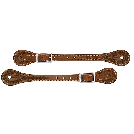 Weaver Leather Unisex Barbed Wire Spur Straps, Thin