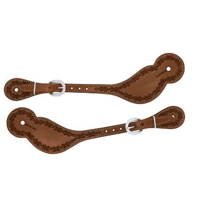 Weaver Leather Unisex Barbed Wire Spur Straps, Regular