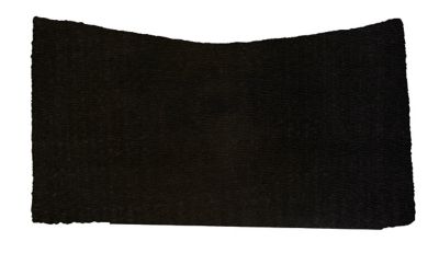 Weaver Leather Contoured Wool Saddle Blanket, Black