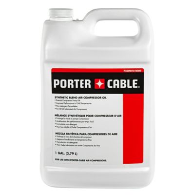PORTER-CABLE Synthetic Blend Air Compressor Oil, 1 gal -  PXCM018-0080