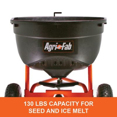 Image showing 8 th Agri-Fab Tow-Behind Broadcast Spreader, 130 lb. Capacity
