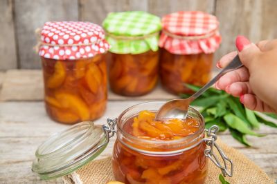 Image showing  3.74 gal. Potted Red Skin Peach Tree #5