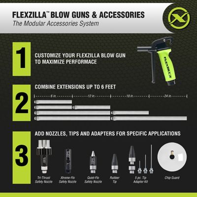 Image showing  12 in. Flexzilla Blow Gun Extension