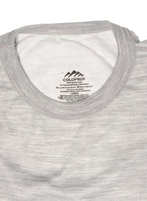 Image showing  Men's Platinum Dual Layer Crew Neck Knit Long-Sleeve Base Layer Top