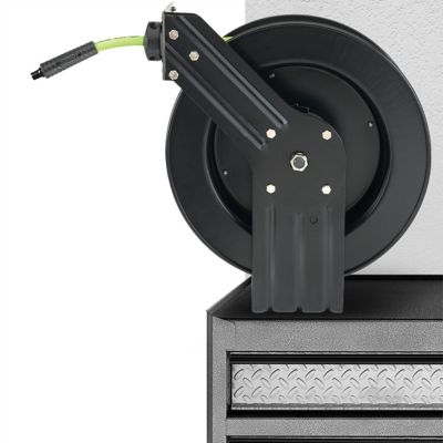 Image showing 5 th Flexzilla 3/8 in. x 50 ft. Open Face Retractable Air Hose Reel