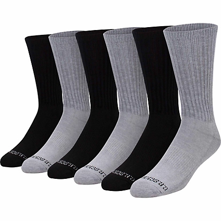 Blue Mountain Men's Cushioned Crew Socks, 6-Pack at Tractor Supply Co.