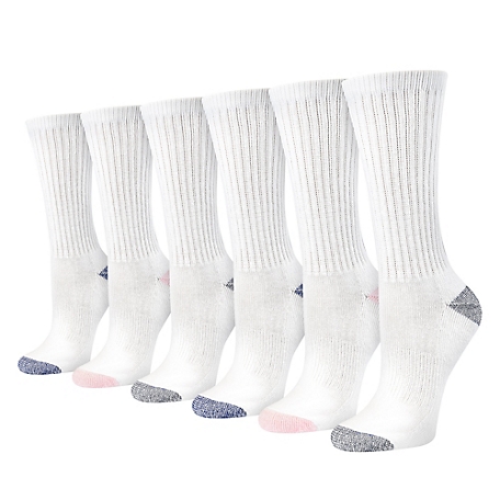 Blue Mountain Women's Cushioned Crew Socks, 6-Pack at Tractor Supply Co.