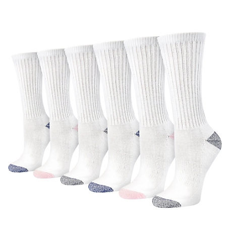 Blue Mountain Women's Cushioned Crew Socks, 6-Pack at Tractor Supply Co.
