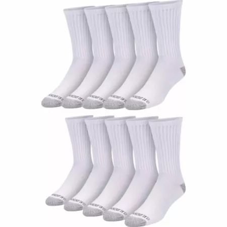 Blue Mountain Men's Cushioned Socks 5 Pairs Men's Crew Socks