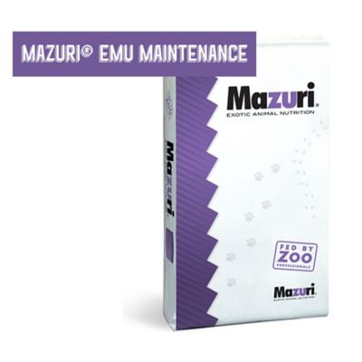 Mazuri Emu Maintenance Pelleted Emu Feed, 50 lb. Bag