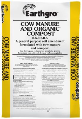 Earthgro 1 cu. ft. Cow Manure and Organic Compost