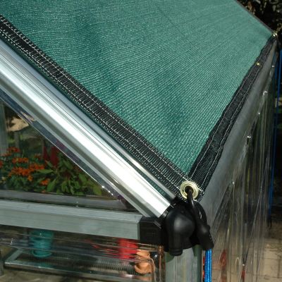 Image showing  8 ft. x 8 ft. Greenhouse Shade Cloth, Green