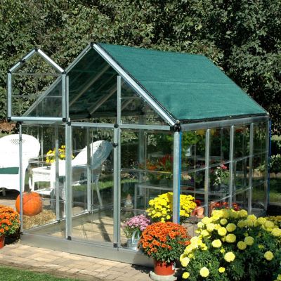 Image showing  8 ft. x 8 ft. Greenhouse Shade Cloth, Green