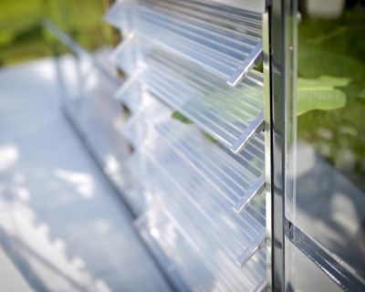 Image showing  Side Louvre Window for All Palram Canopia Nature Series/Americana Greenhouses, Translucent