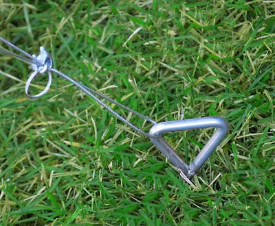Image showing  Greenhouse Anchor Kit, Silver, 1 in. x 1 in. x 1 in., for Canopia Nature Series, Americana Greenhouses