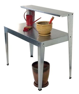 Image showing  Galvanized Potting Bench, 24 in. x 44 in. x 44 in.