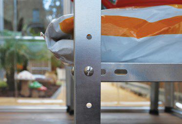 Image showing 5 th Canopia by Palram 20 in. x 32 in. x 46 in. Steel Workbench, Silver