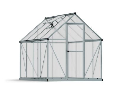 Canopia by Palram 6 ft. x 8 ft. Silver Canopia Mythos Hobby Greenhouse