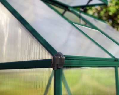 Image showing 6 th Canopia by Palram 6 L x 4 W ft. Green Canopia I Hybrid Greenhouse