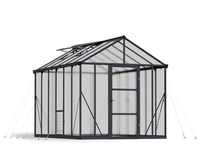 Canopia by Palram 8 ft. x 12 ft. Charcoal Gray I Glory Greenhouse