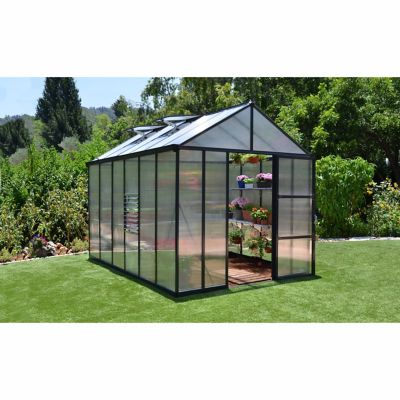 Image showing  8 ft. x 16 ft. Charcoal Gray I Glory Greenhouse