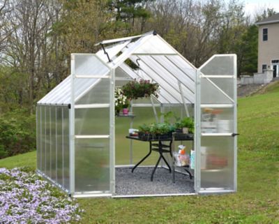 Image showing  12 L x 8 W ft. Silver I Essence Greenhouse
