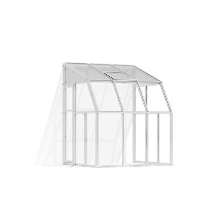 Canopia by Palram 6 ft. x 6 ft. Sun Room 2, White