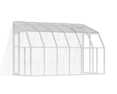 Canopia by Palram 6 ft. x 12 ft. Sun Room 2, White