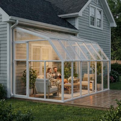 Image showing 5 th Canopia by Palram 6 x 12ft. Sun Room 2, White