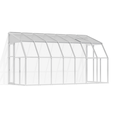 Canopia by Palram 6 ft. x 14 ft. Sun Room 2, White