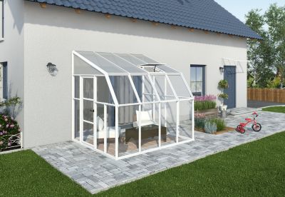 Image showing  8 ft. x 8 ft. Sun Room Enclosure 2, White