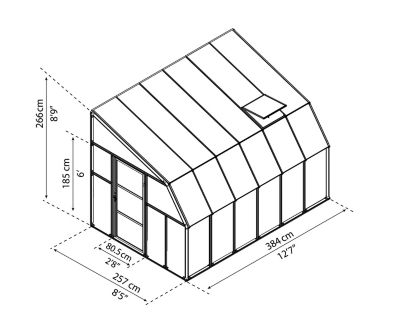 Image showing  8 ft. x 12 ft. Sun Room 2 Kit