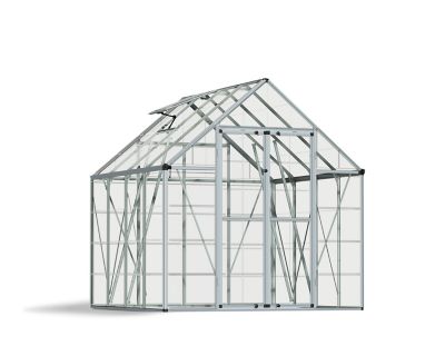 Canopia by Palram 8-1/4 ft. x 8-1/4 ft. Silver Snap and Grow Hobby Greenhouse