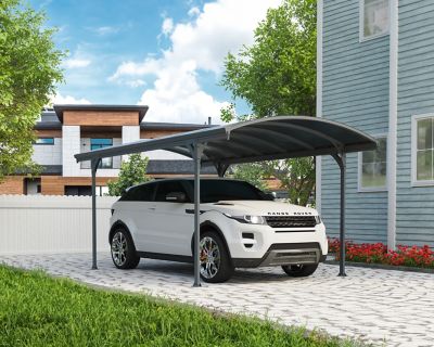 Image showing  9-1/2 ft. x 16-3/8 ft. x 7-7/8 ft. Vitoria Carport, Gray