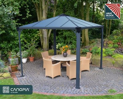 Image showing  Palermo 10 x 10 ft. 3000 Gazebo, Gray