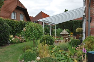 Image showing  13 ft. x 20 ft. Feria Patio Cover, White/Clear