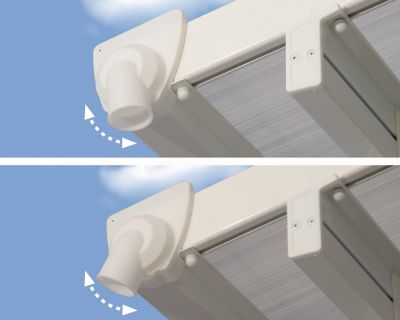 Image showing  13 ft. x 40 ft. Feria Patio Cover, White