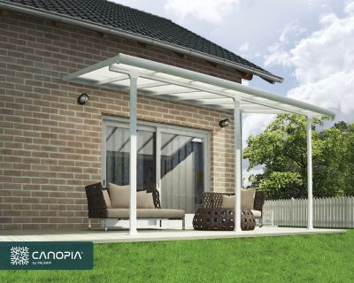 Image showing  10 ft. x 14 ft. Feria Patio Cover, White