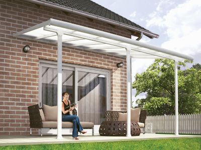 Image showing  10 ft. x 14 ft. Feria Patio Cover, White