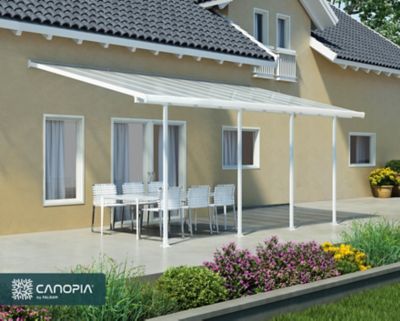 Image showing  10 ft. x 20 ft. Feria Patio Cover, White