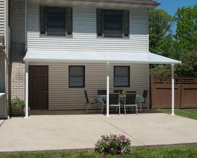 Image showing  10 ft. x 20 ft. Feria Patio Cover, White