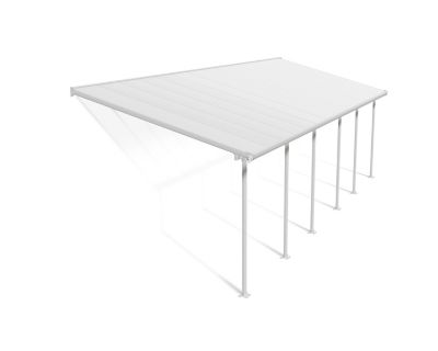 Image showing  10 ft. x 30 ft. Feria Patio Cover, White