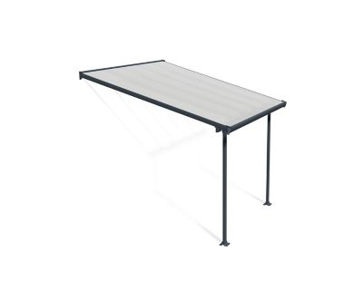 Canopia by Palram 10 ft. x 10 ft. Feria Patio Cover, Gray